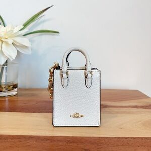 NWT‎ Coach North/South Mini Tote Bag Charm